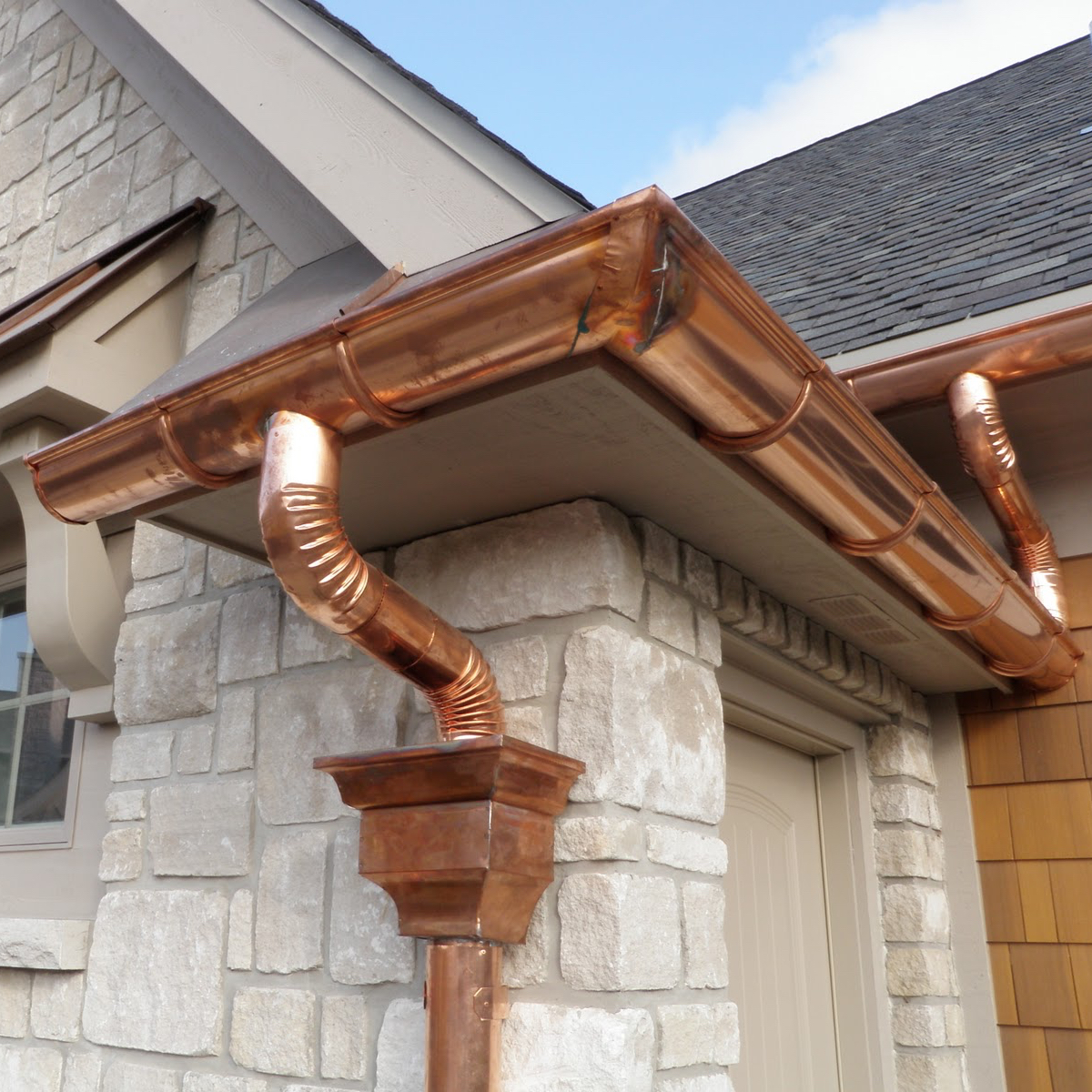 Copper Gutters